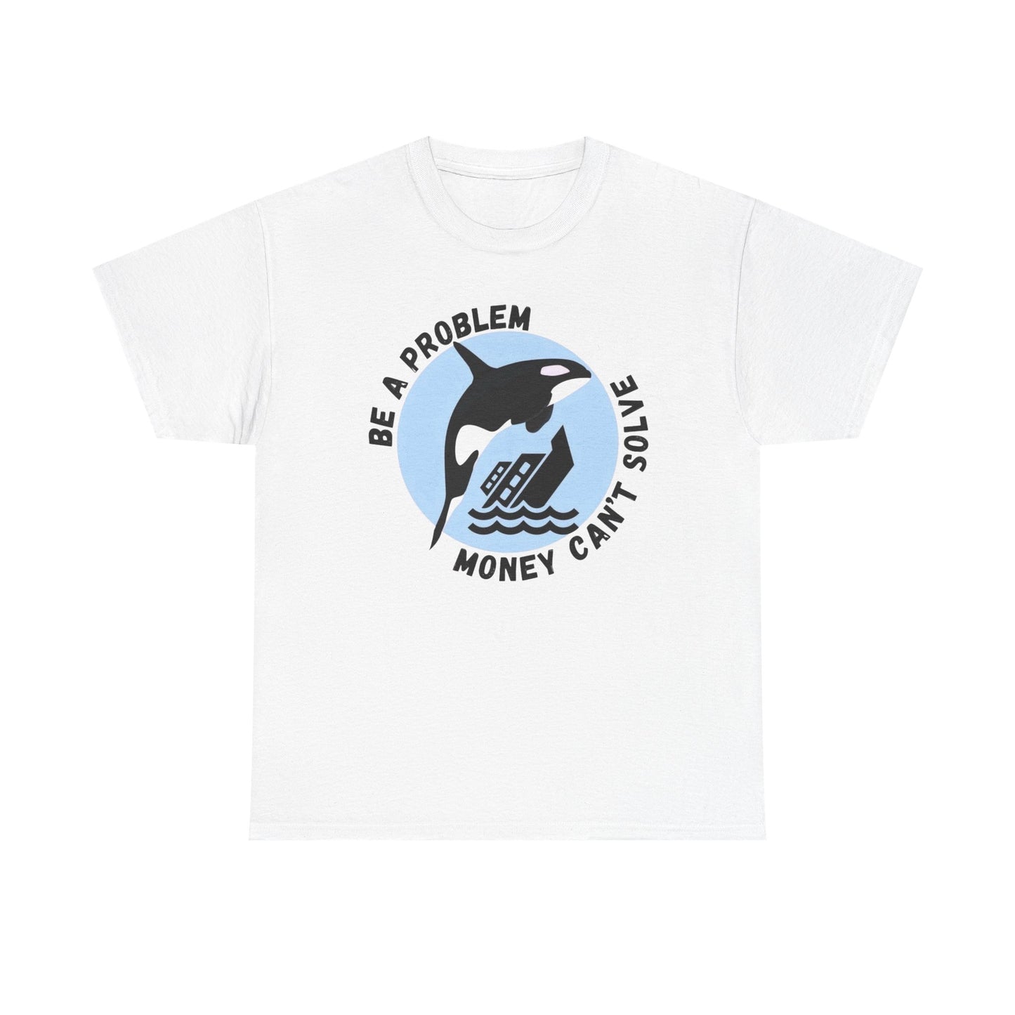 Killer Whale Funny Graphic T-Shirt Unisex Heavy Cotton Tee Gift