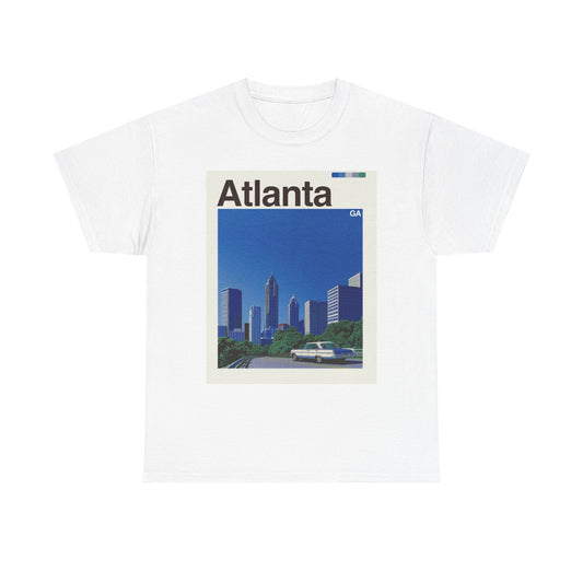 Atlanta Skyline Graphic T Shirt Cotton Tee Apparel New