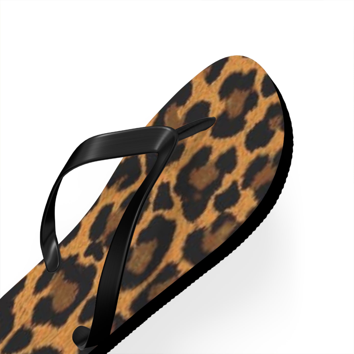 Cheetah Print Beach Sandals, Slides for Summer, Flip Flops, Water Resistant