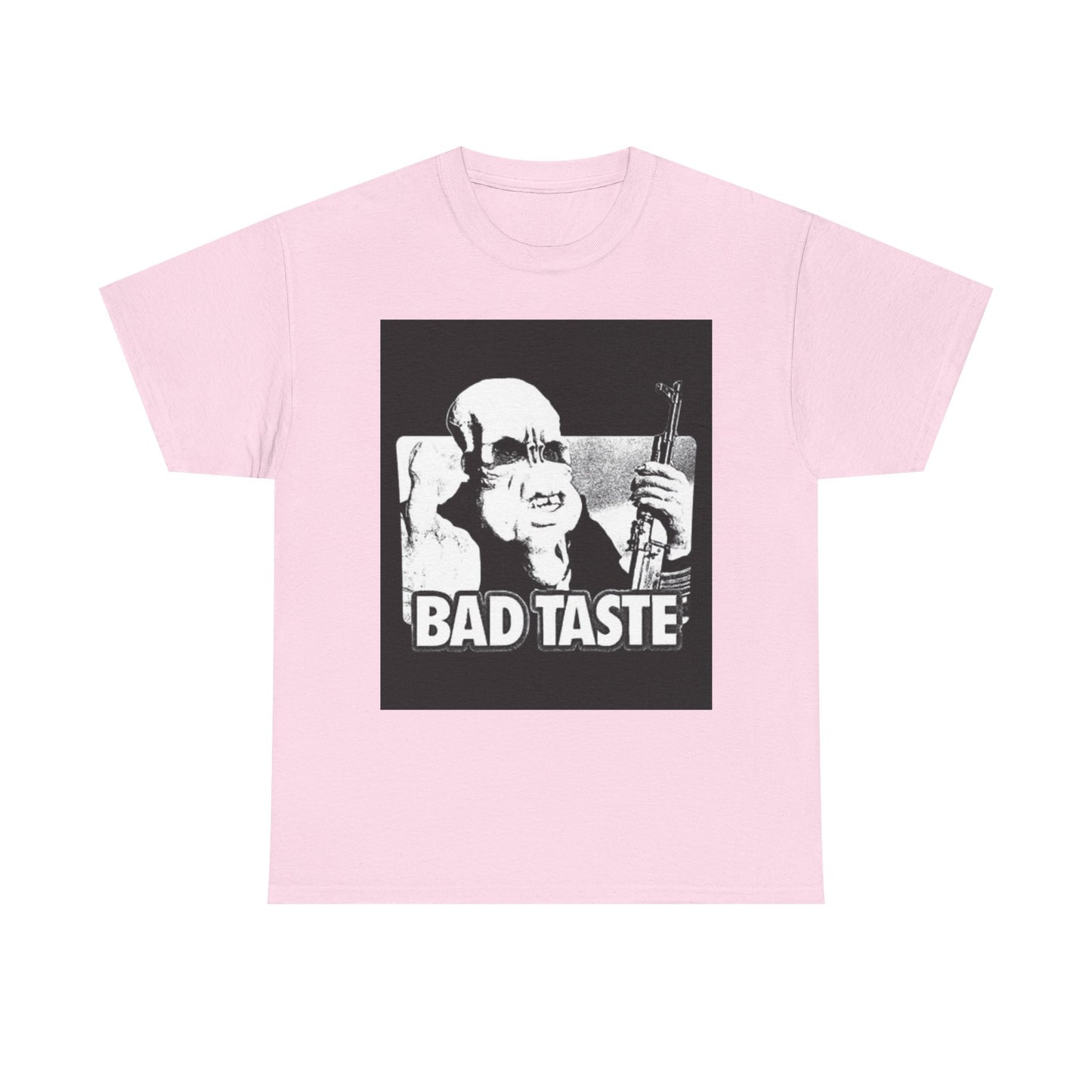 Bad Taste Poster Shirt Retro Graphic Art Unisex Heavy Cotton Tee