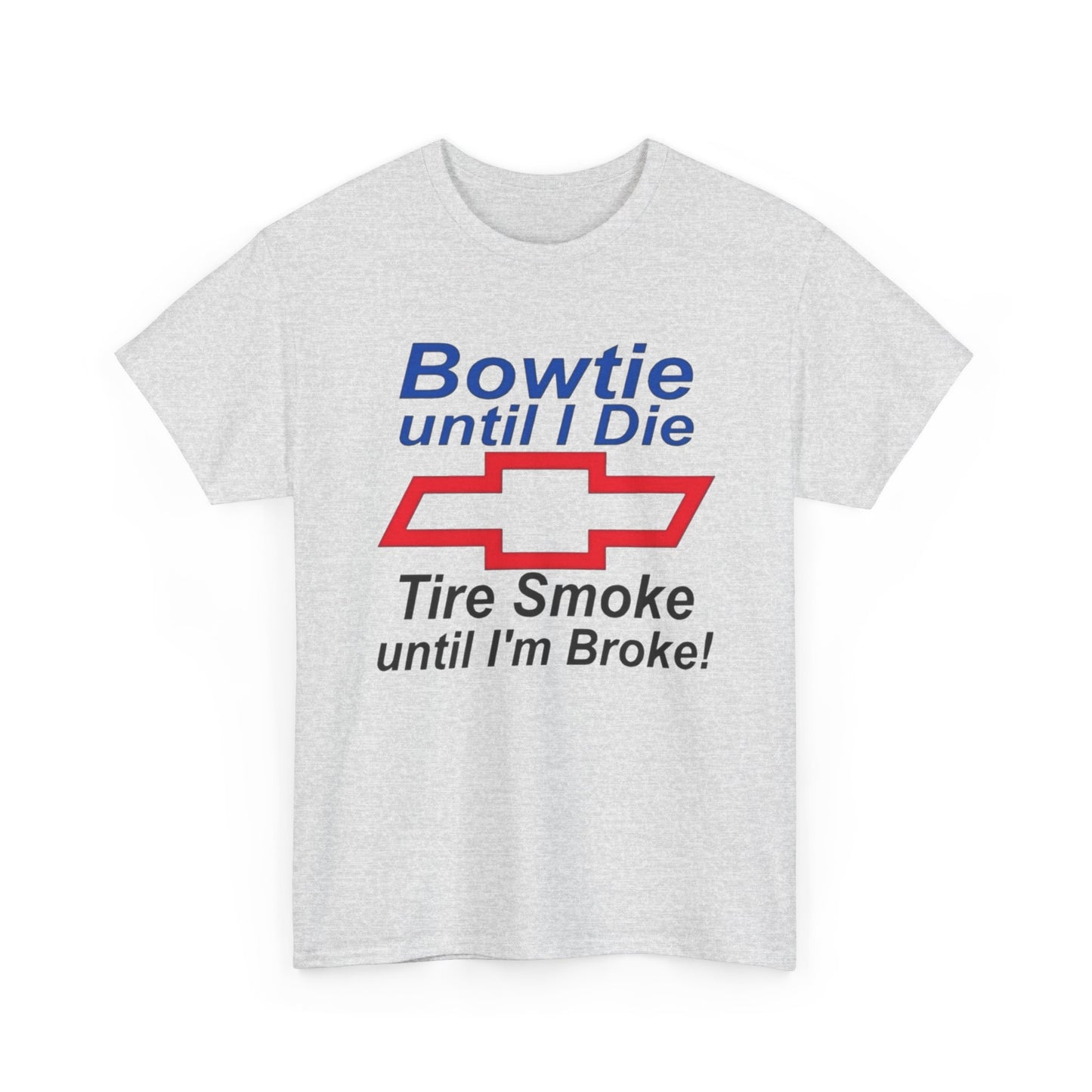Chevrolet Bowtie Till I Die Retro Graphic T Shirt NEW ADULT Tee