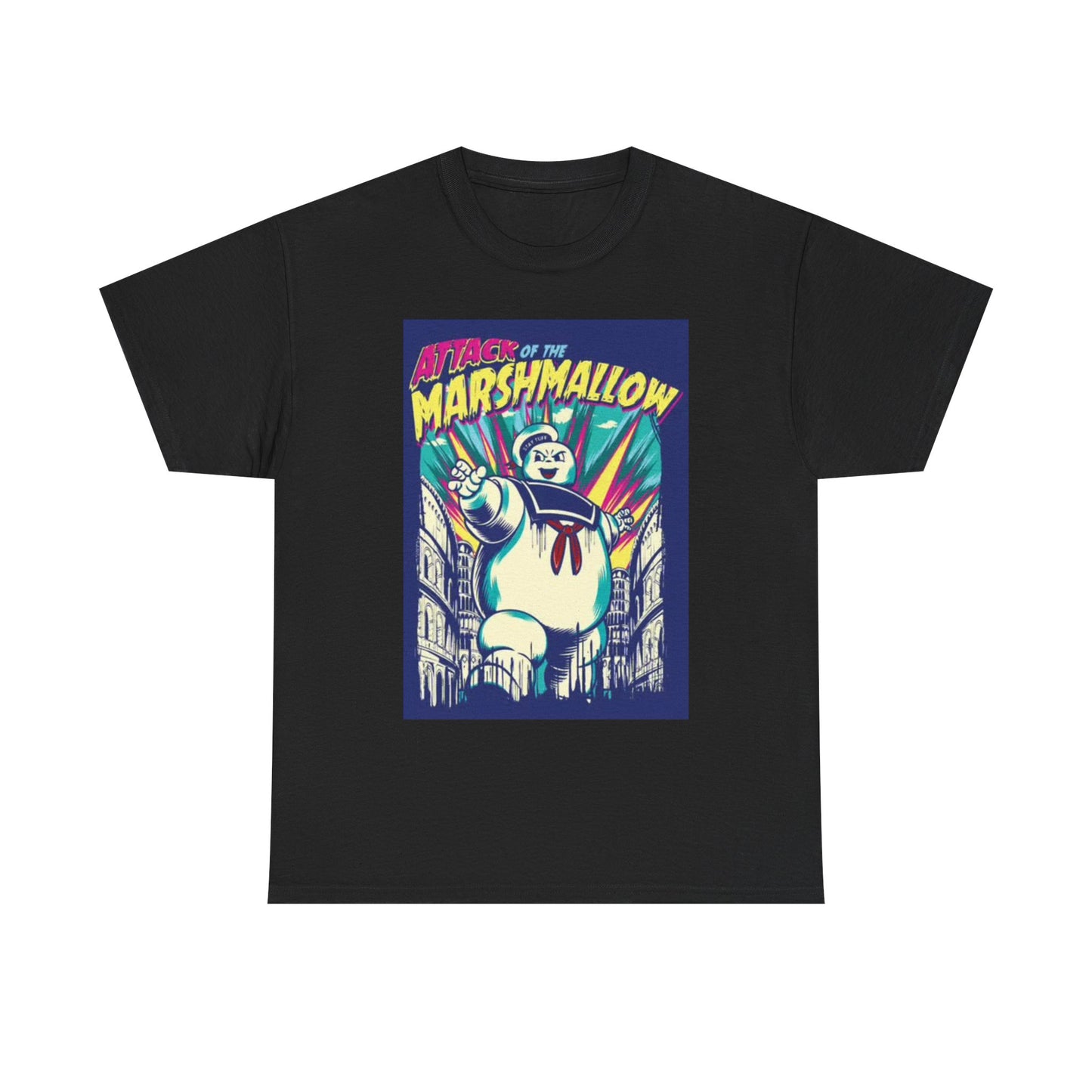 Attack Of The Marshmallow T Shirt BRAND NEW Apparel Unisex Heavy Cotton Tee