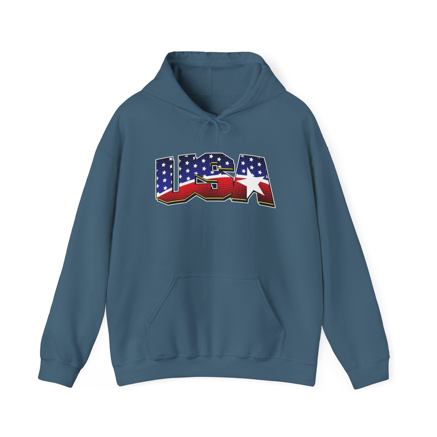 USA American Flag Freedom Graphic Hoodie Unisex Heavy Blend™ Hooded Sweatshirt