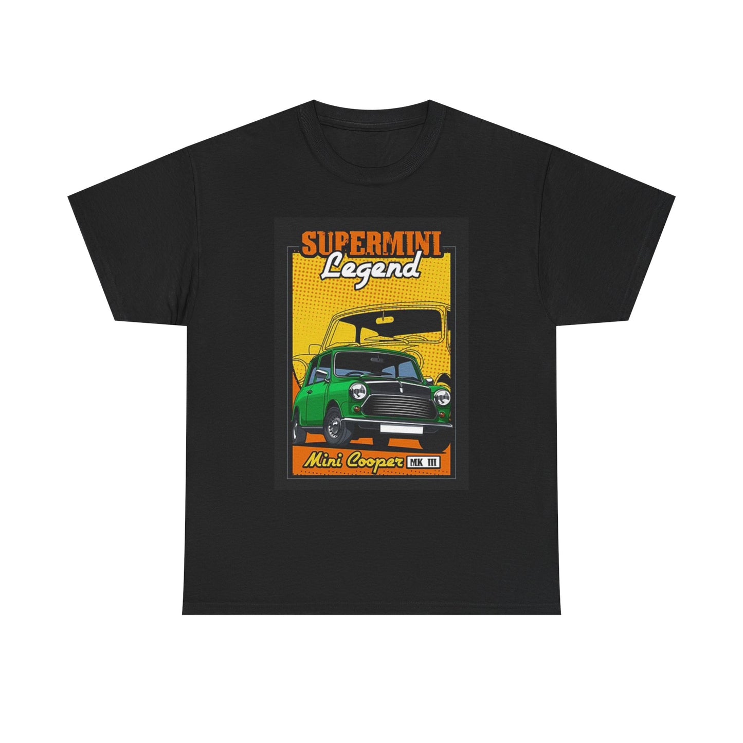 Super Mini Legend T Shirt Mini Cooper Graphic Unisex Heavy Cotton Tee