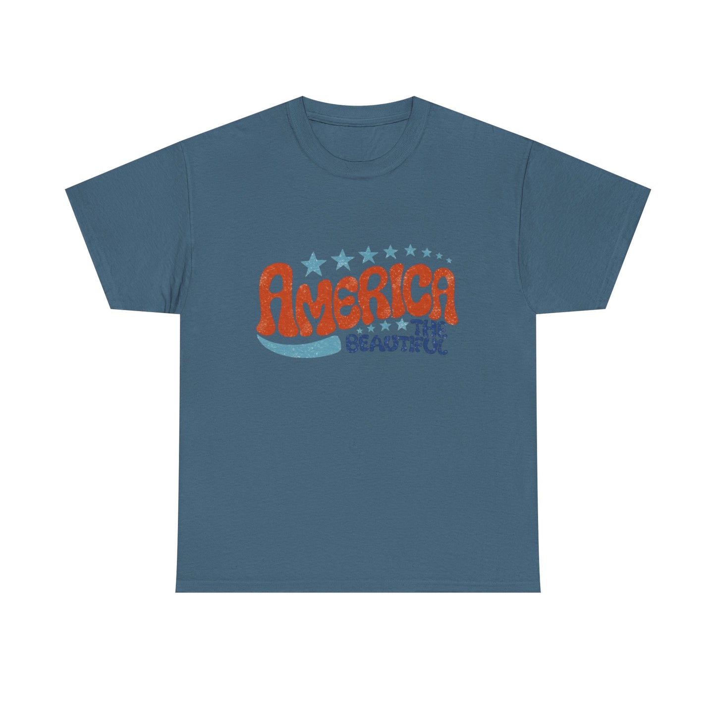 America The Beautiful Graphic T Shirt Adult New Tee