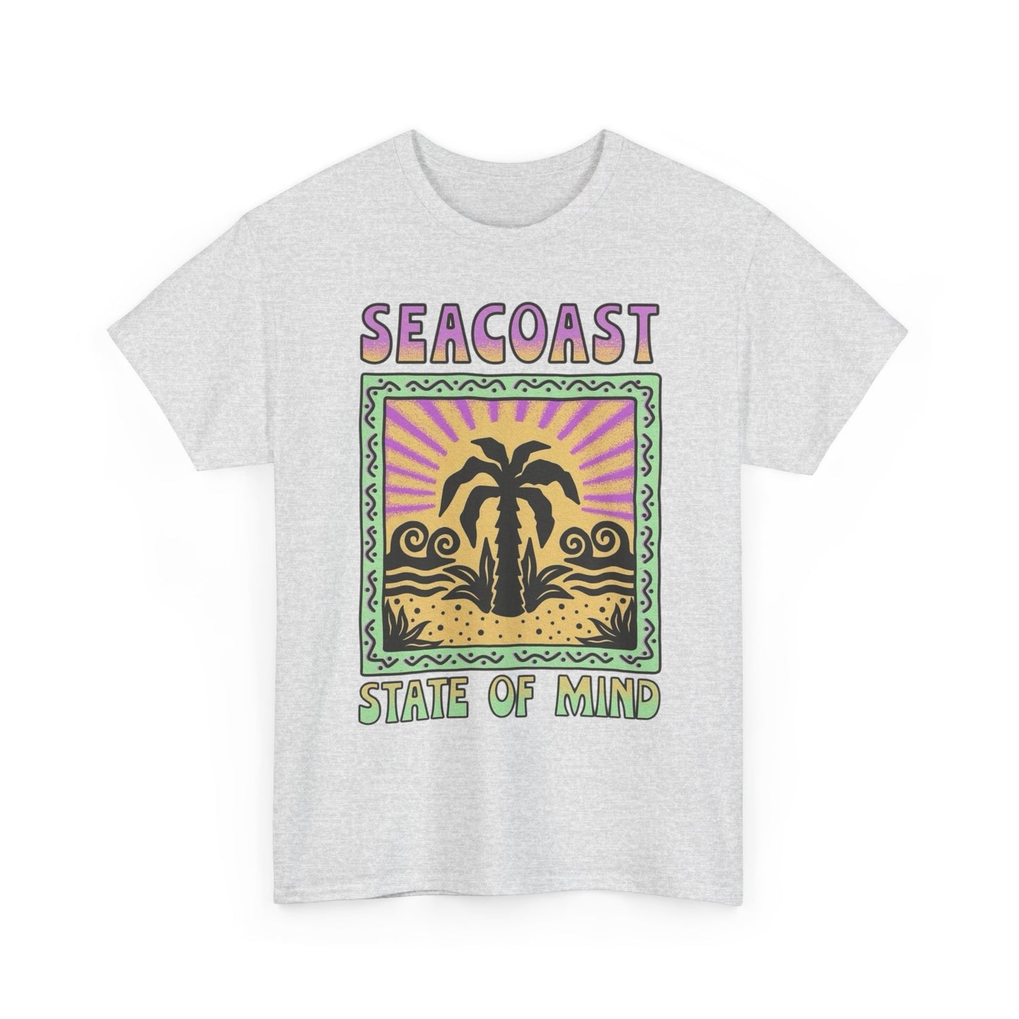 Seacoast State Of Mind Graphic T Shirt NEW Adult Regular Heavy Cotton Tee
