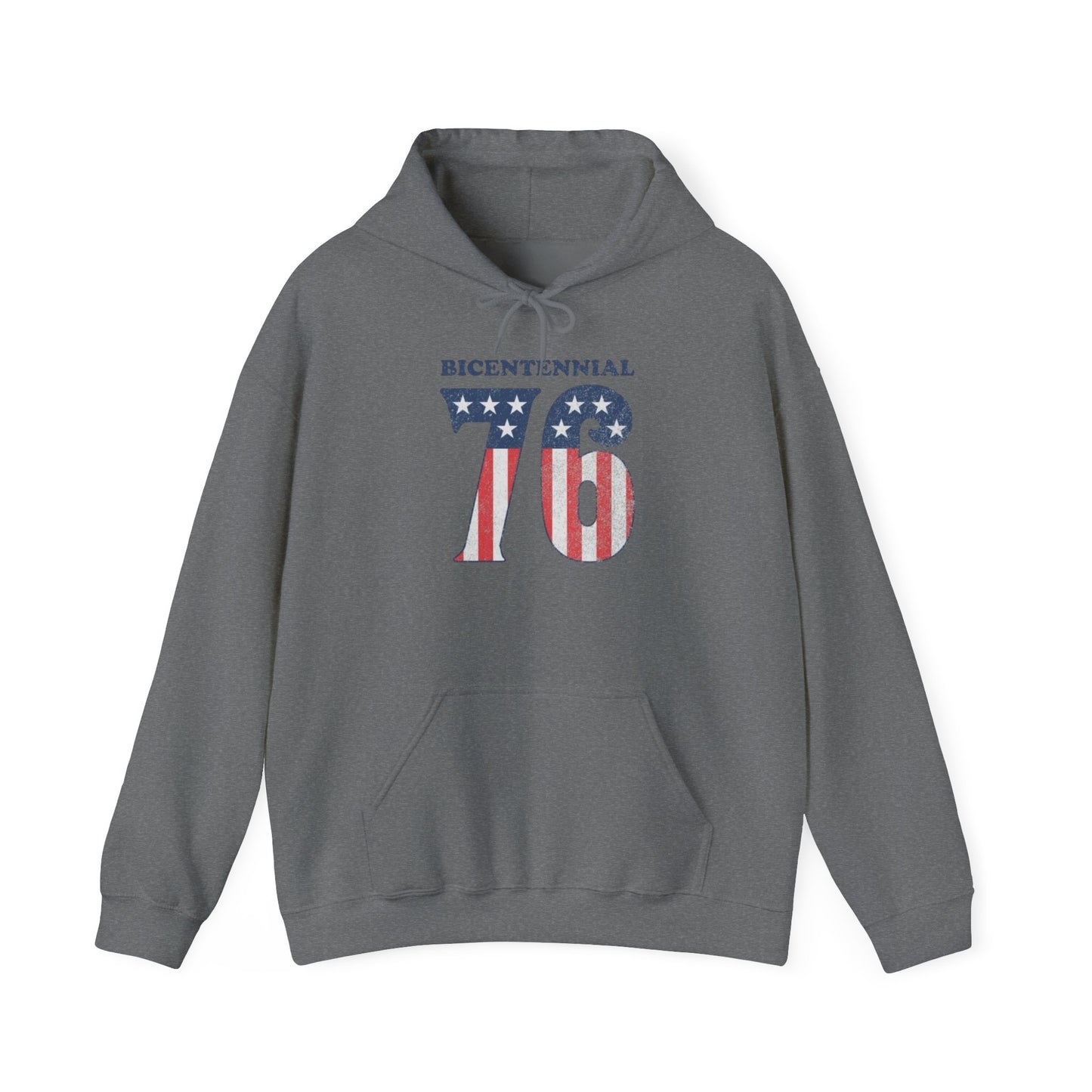 American Flag Bicentennial USA 76 Graphic Hoodie Heavy Blend™ NEW Sweatshirt