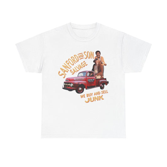 Sanford and Son Tshirt Tow Company merch Retro Tv Red Fox Unisex Heavy Cotton