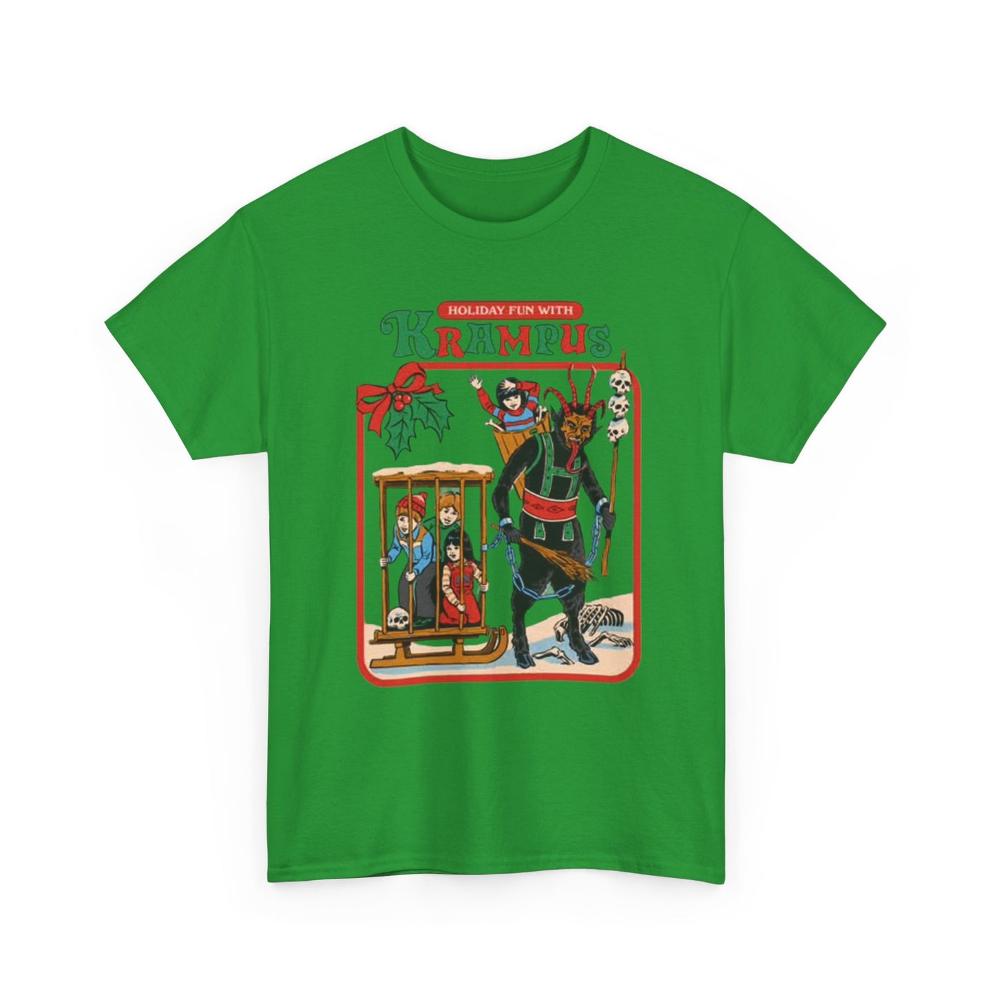 Holiday Fun With krampus Funny Graphic T Shirt Christmas Merry Unisex Holidays