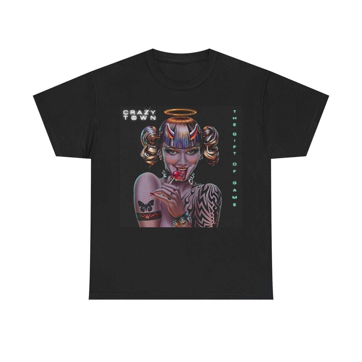 Crazy Town Tshirt Retro Album Cover 90s Vintage Rock Unisex Heavy Cotton Tee