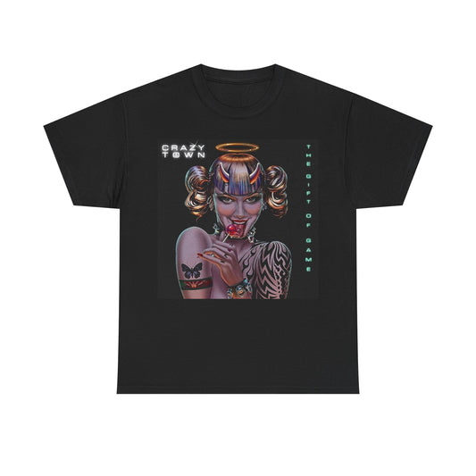 Crazy Town Tshirt Retro Album Cover 90s Vintage Rock Unisex Heavy Cotton Tee