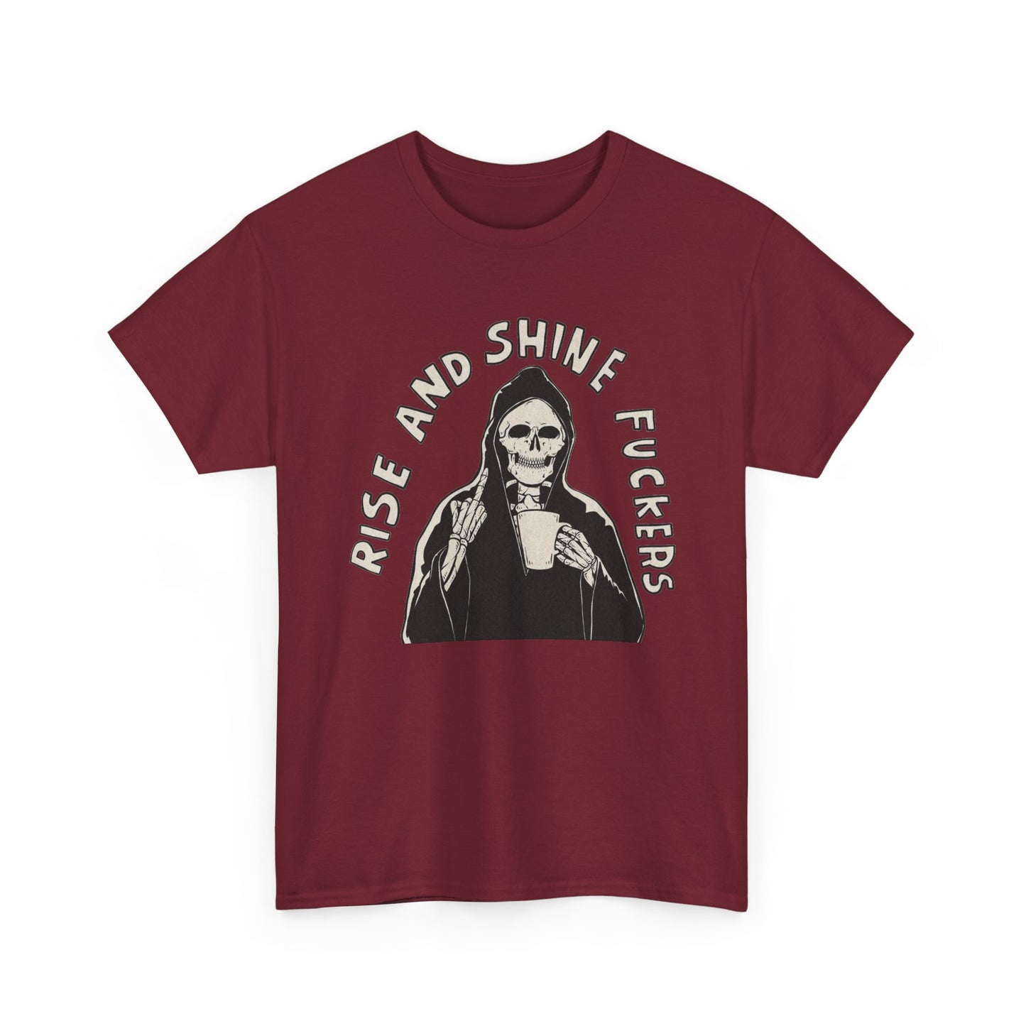 Rise And Shine Graphic T Shirt NEW Unisex Heavy Cotton Tee