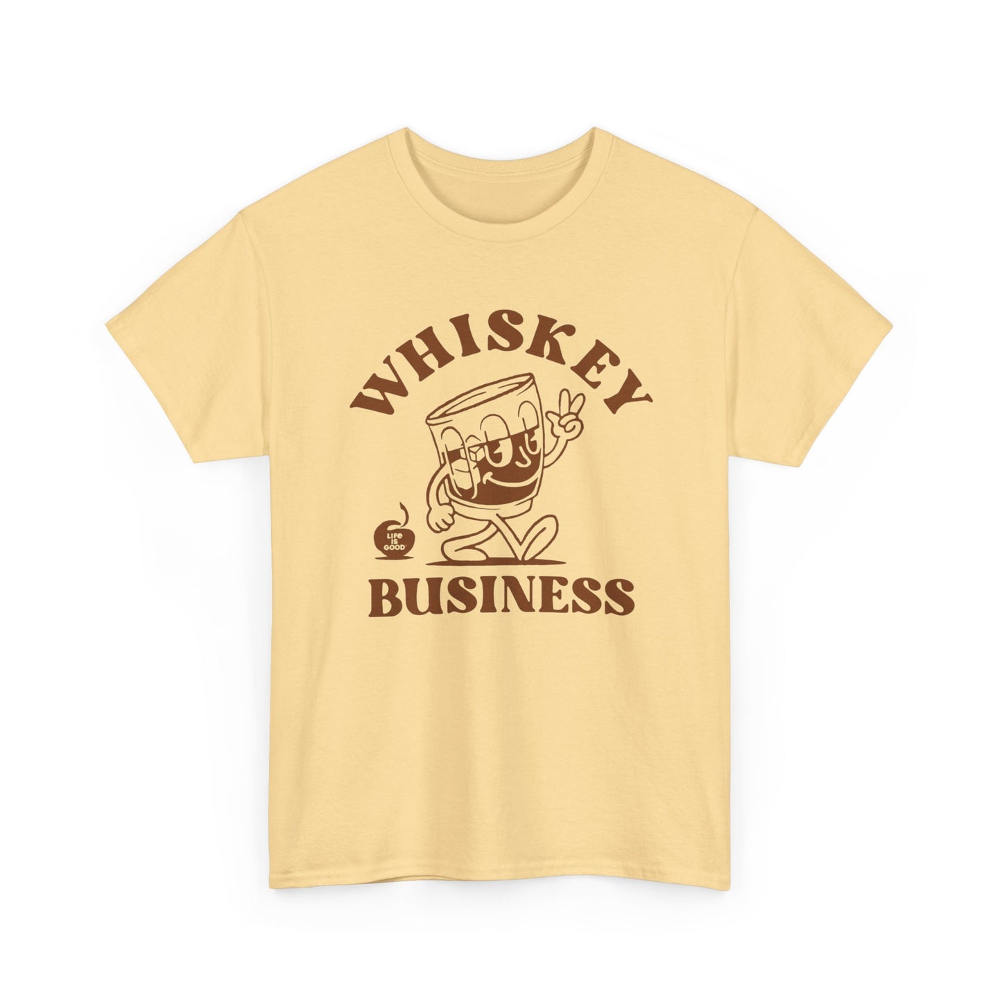Whiskey Business T Shirt Funny Jokes Humor Unisex Heavy Cotton Tee