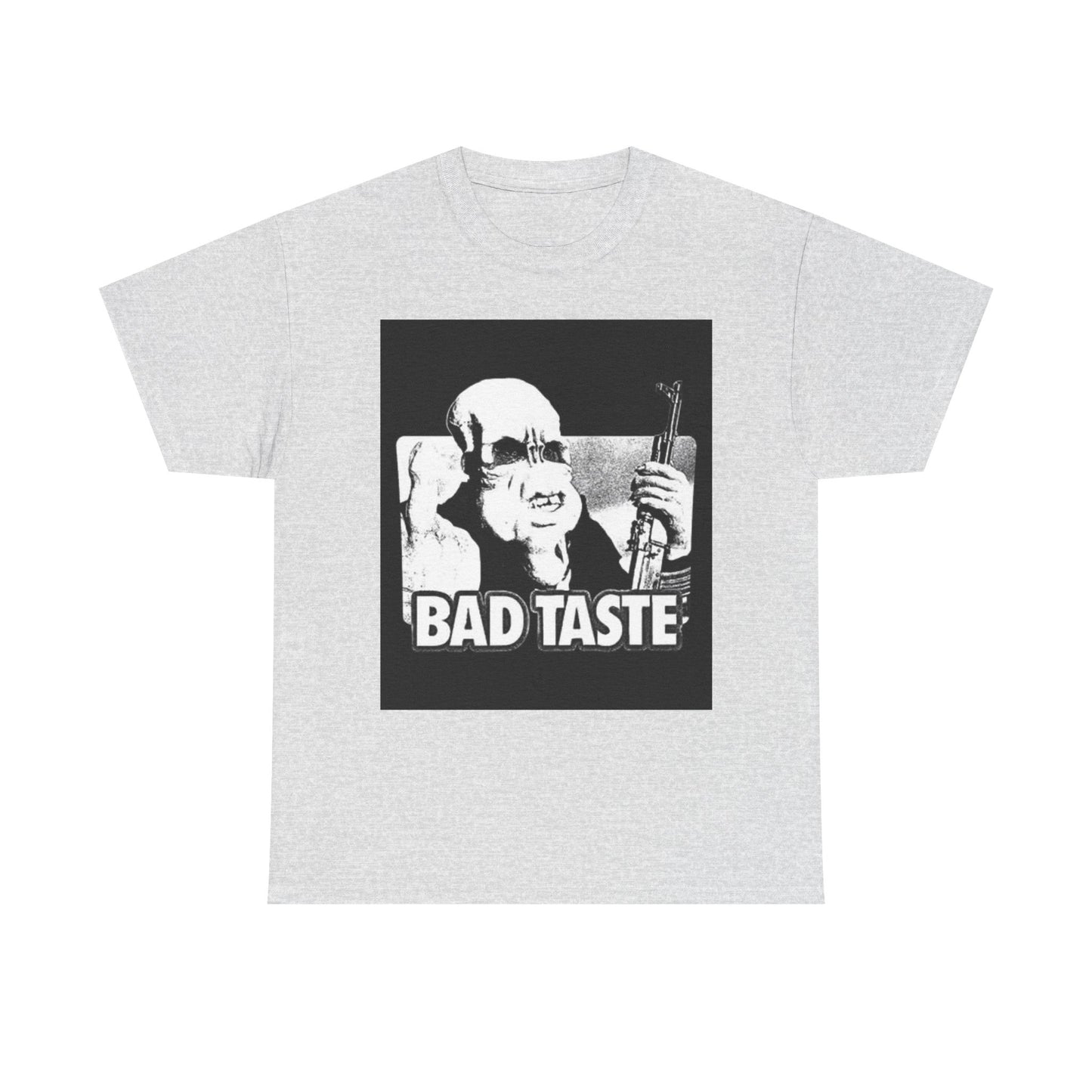 Bad Taste Poster Shirt Retro Graphic Art Unisex Heavy Cotton Tee