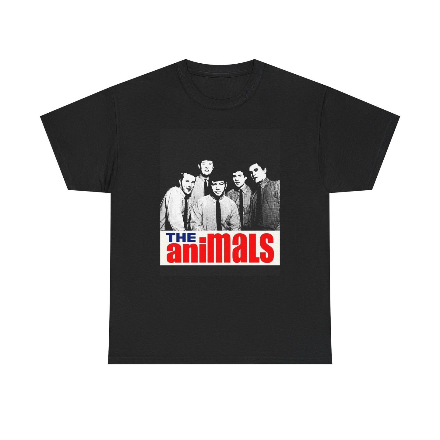The Animals Band Tshirt Vintage Merch Poster Rock Unisex Heavy Cotton Tee