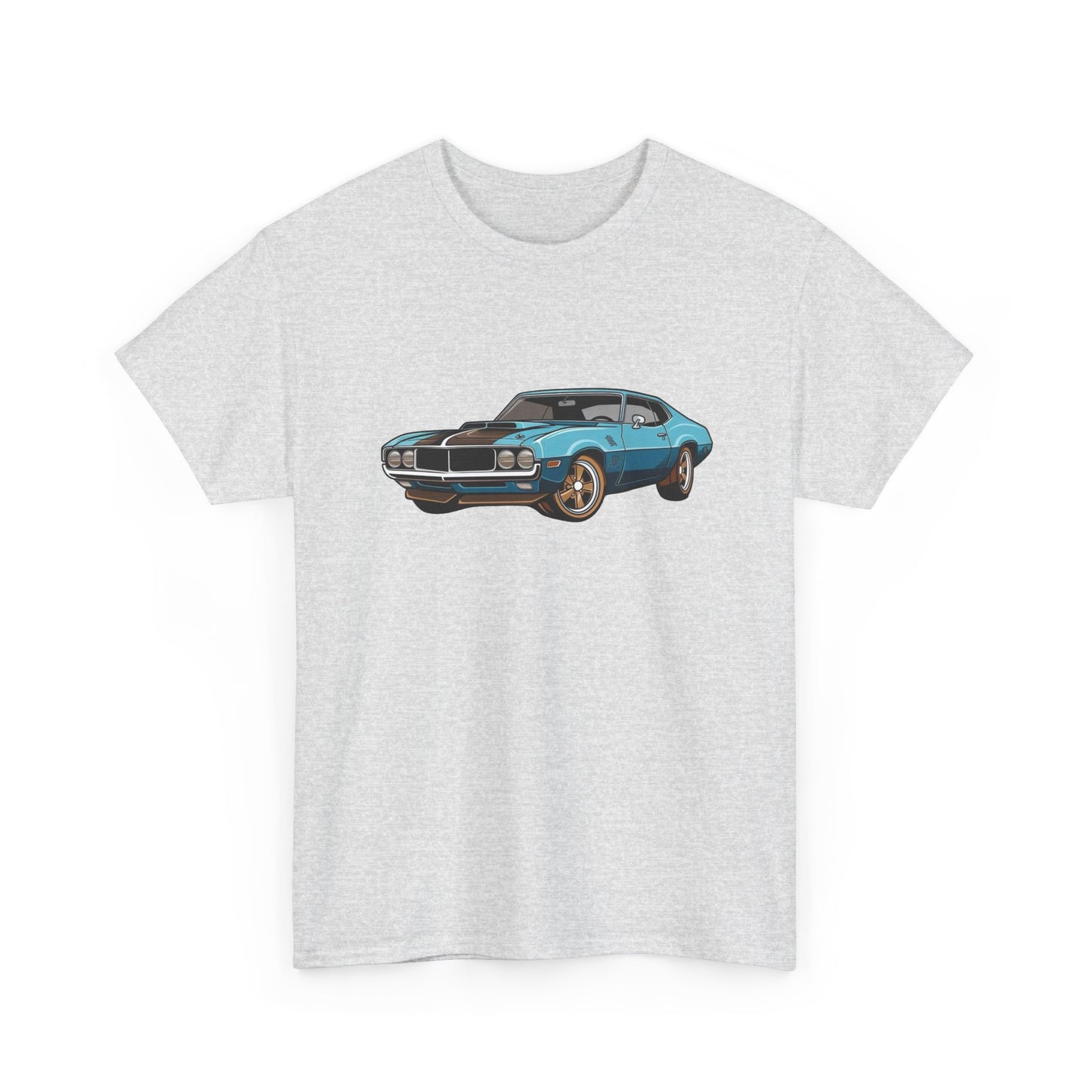 Retro Oldsmobile 442 Muscle Car Graphic T Shirt NEW Unisex Heavy Cotton Tee