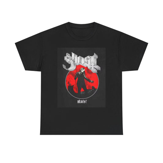 Ghost Graphic T Shirt Vintage Retro Rock Band Merch Unisex Heavy Cotton Tee