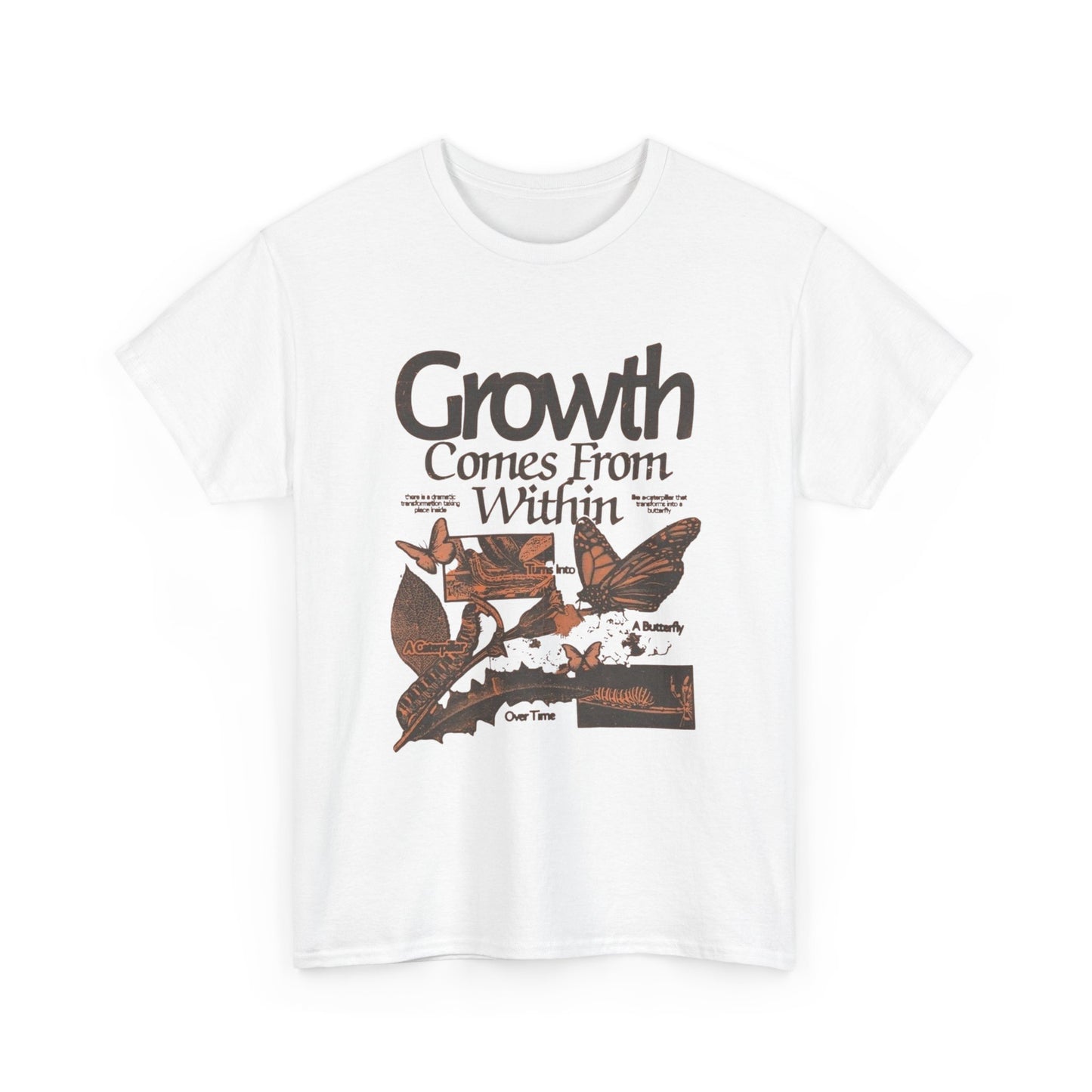 Growth Of A Butterfly Graphic T Shirt Unisex Gift New AMERICAN VINTAGE