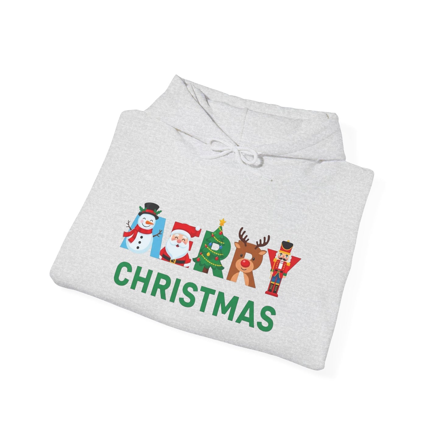 Merry Christmas Ornaments Graphic Hoodie Unisex Heavy Blend™ Hooded Sweatshirt