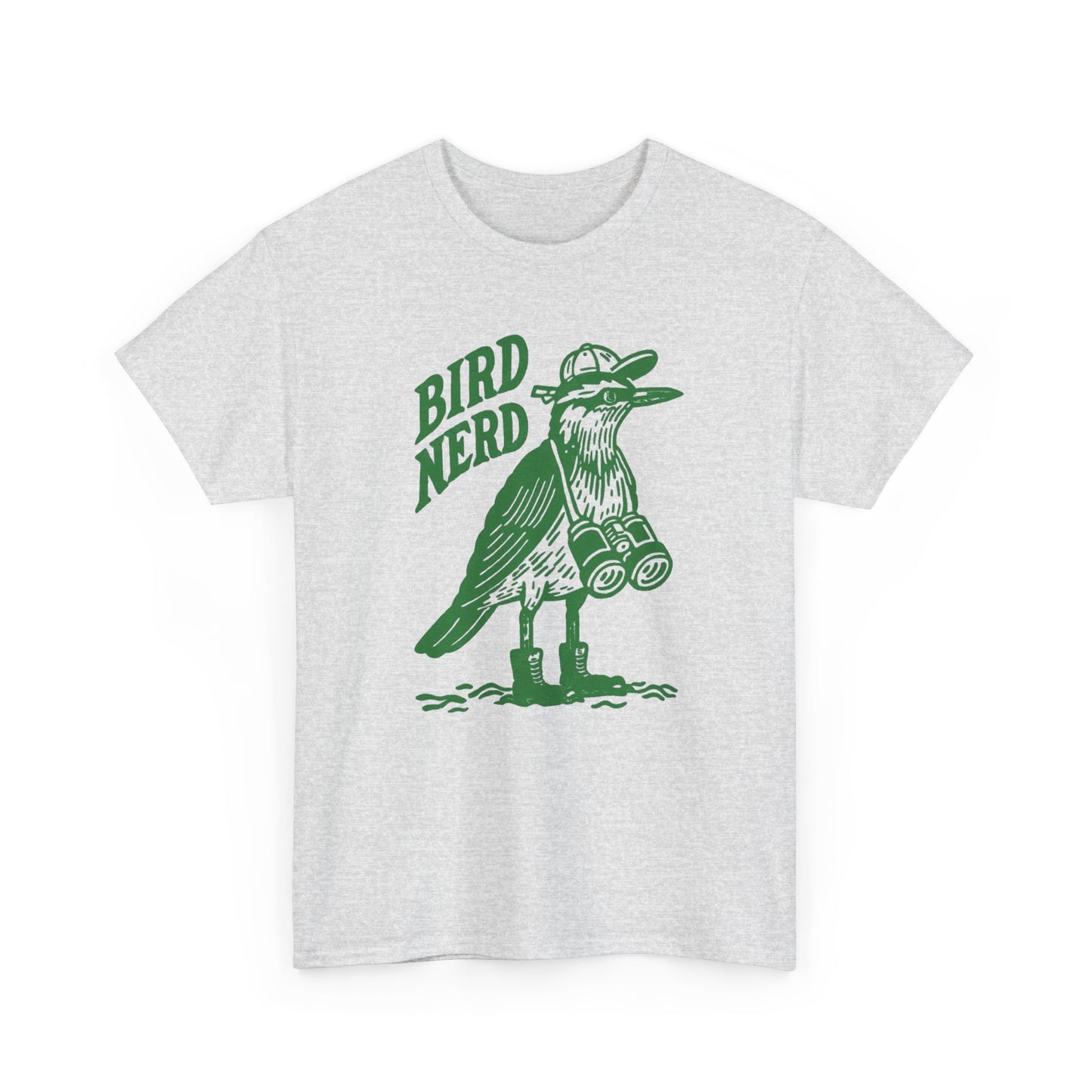 Bird Nerd Watching Funny Graphic T Shirt Men's Heavy Cotton Tee