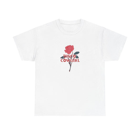 Disco Cowgirl Graphic T Shirt Unisex Heavy Cotton Tee Gift