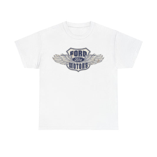 Ford Trucks Tshirt Built For Tough Vintage Logo F150 mustang Unisex Heavy Cotton