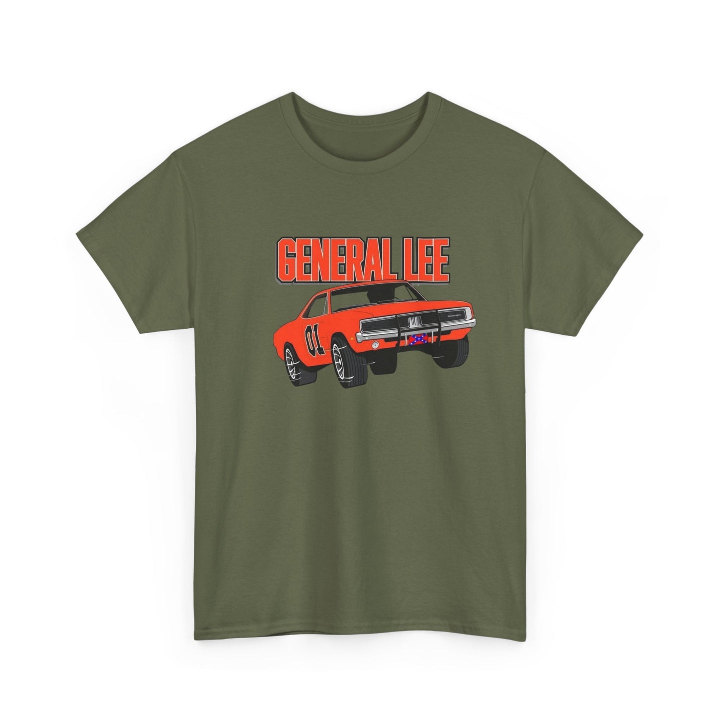 General Lee Charger Vintage Graphic T Shirt NEW ADULT
