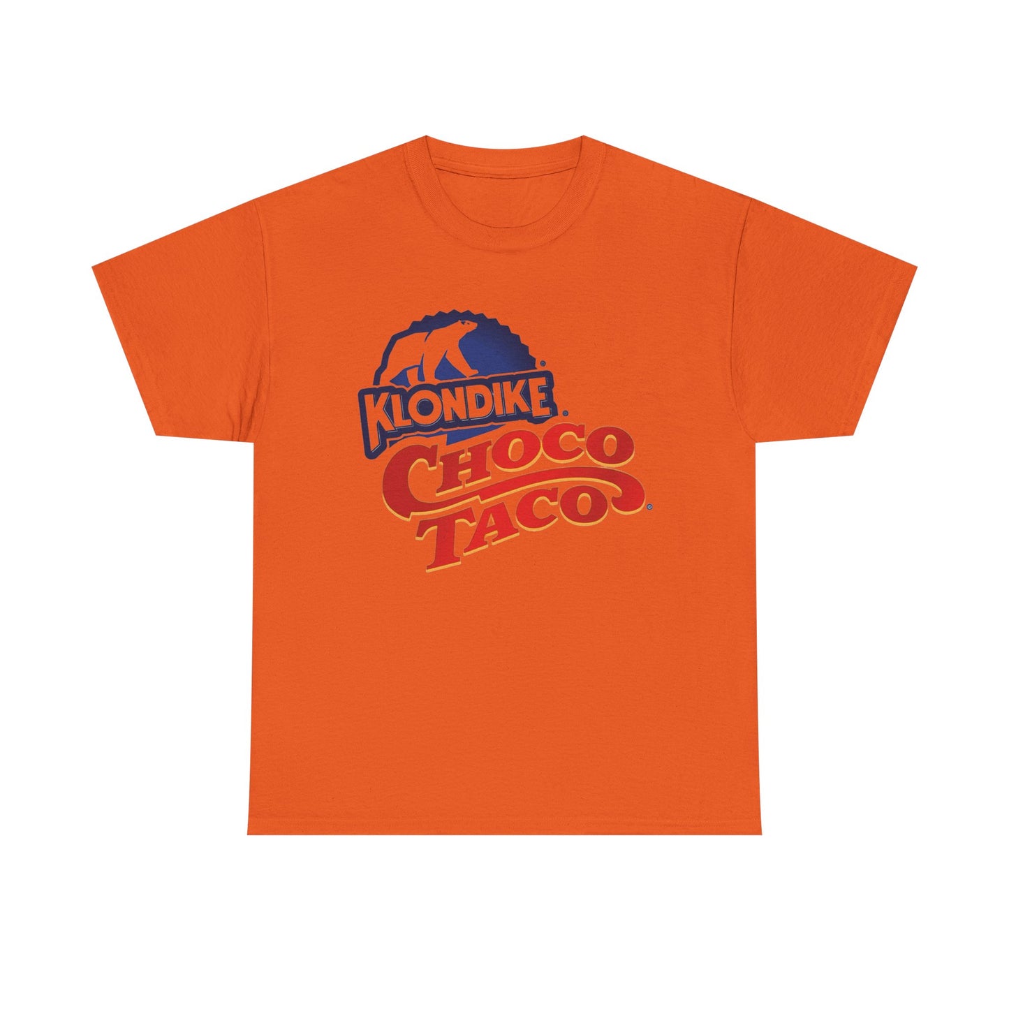 Klondike Shirt Choco Taco Funny Ice Cream Retro Nostalgic Unisex Heavy Cotton