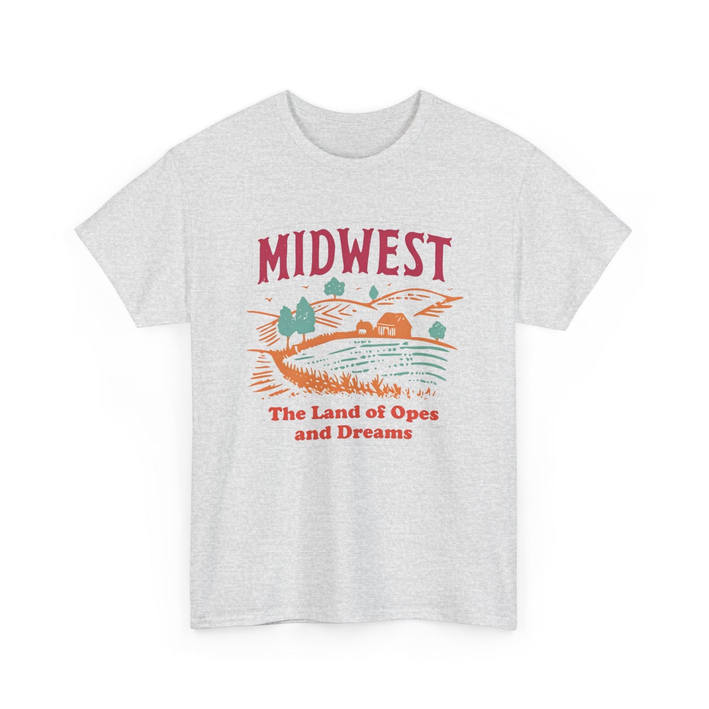 Midwest Land Of Opes And Dreams Graphic T Shirt NEW Adult Tee
