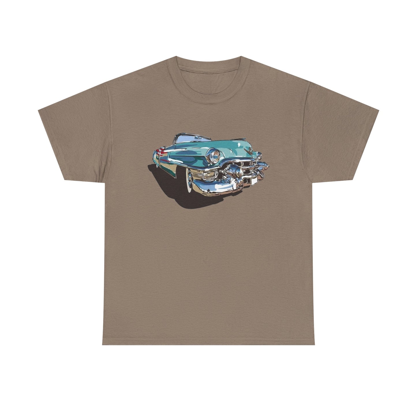 50's Caddy Retro Classic Cars Graphic T Shirt NEW Unisex Heavy Cotton Tee