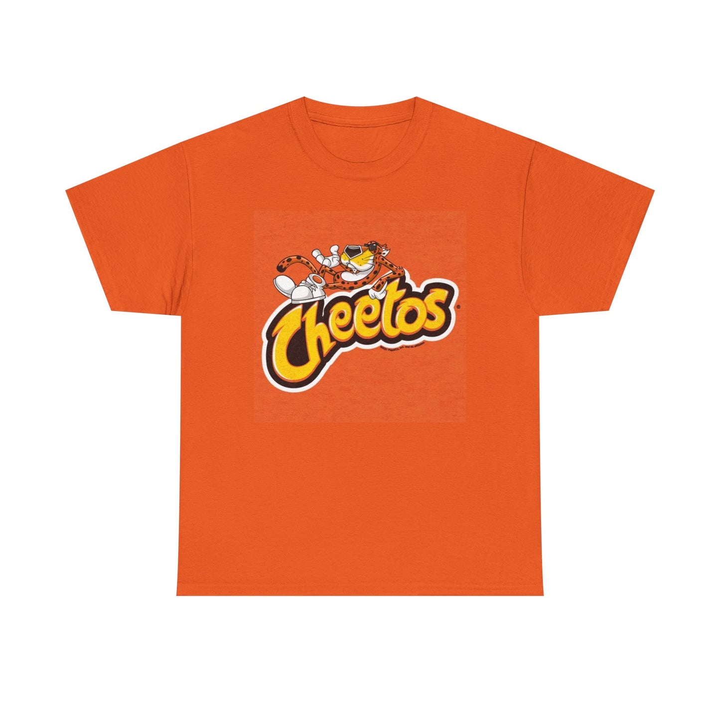 Cheetos Graphic T Shirt Vintage Snack Logo Unisex Heavy Cotton Tee