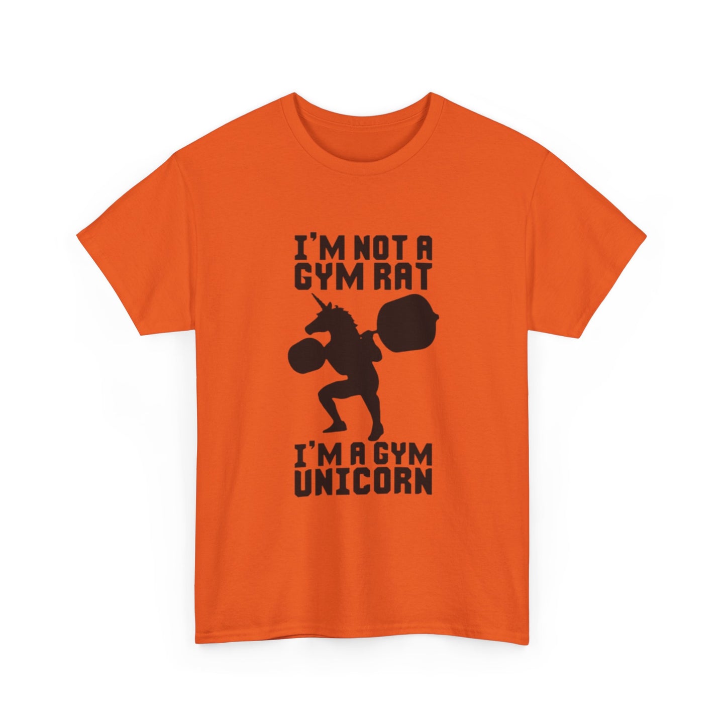Gym Rat Shirt Funny Lifting Gear Workout Training Comedy Unisex Heavy Cotton Tee