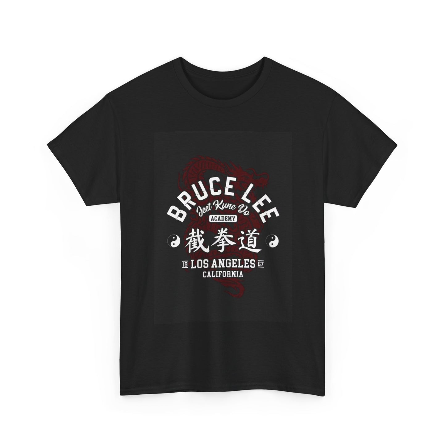 Bruce Lee Tshirt Vintage LA Karate GYM Unisex Heavy Cotton Tee