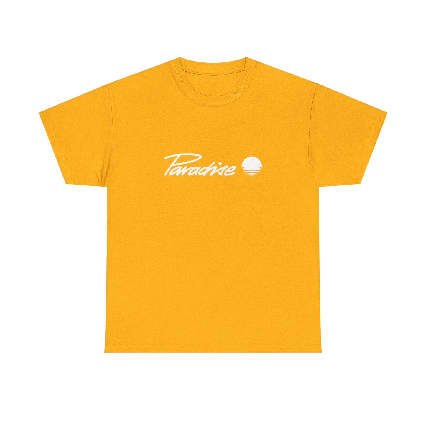 Paradise Sunset Graphic T Shirt NEW Adult Unisex Heavy Cotton Tee