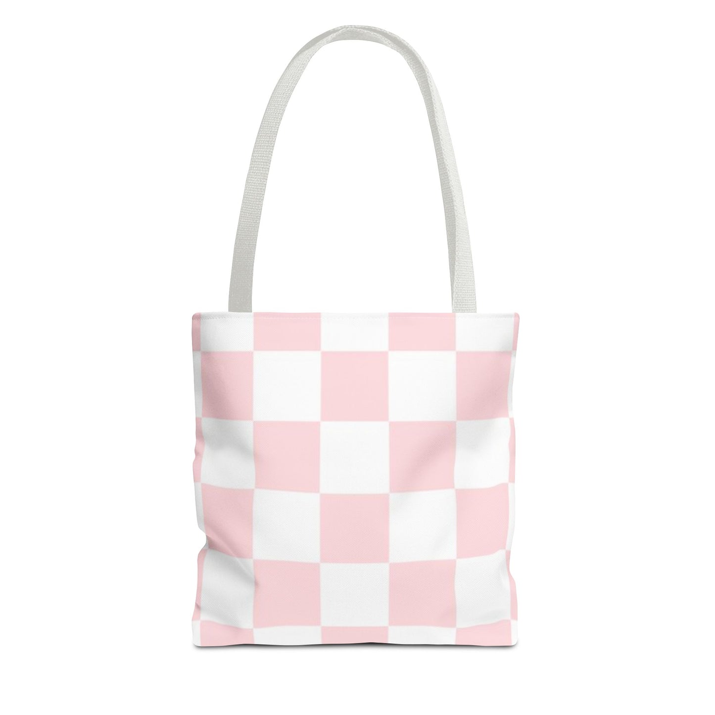 Pink And White Brand New Tote Bag (AOP)