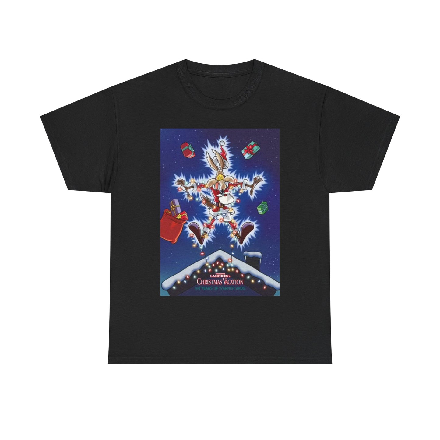 Christmas Wile E Coyote Shirt Vintage Graphic Unisex Heavy Cotton Tee