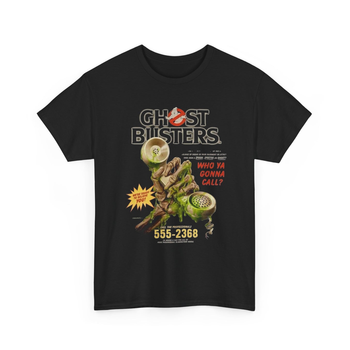 Ghostbusters Vintage Graphic T Shirt Unisex Heavy Cotton Tee