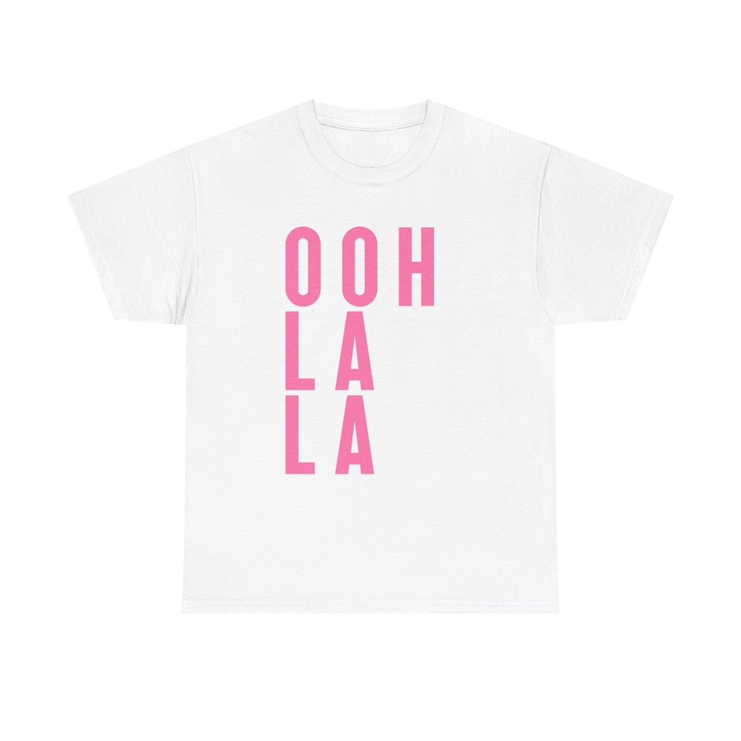Ohh La La Graphic T Shirt Vintage Pink Unisex Heavy Cotton Tee