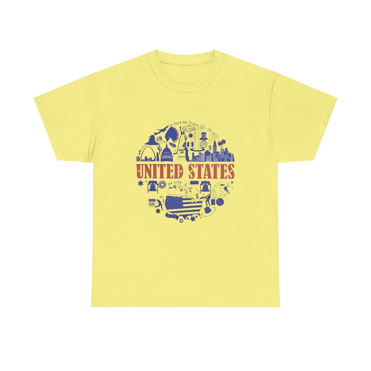 United States In God We Trust Graphic T Shirt NEW Adult Tee