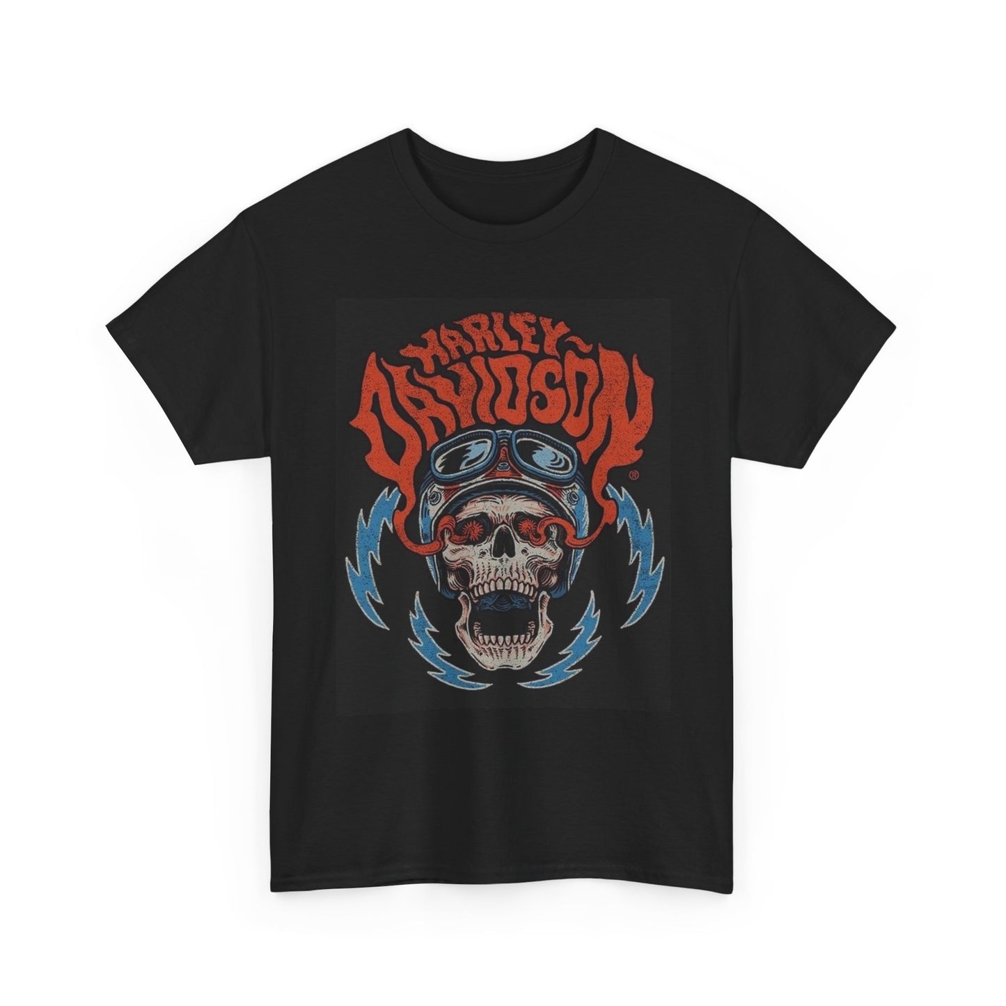 Harley Davidson Motorcycles Graphic T Shirt Vintage Unisex Heavy Cotton Tee