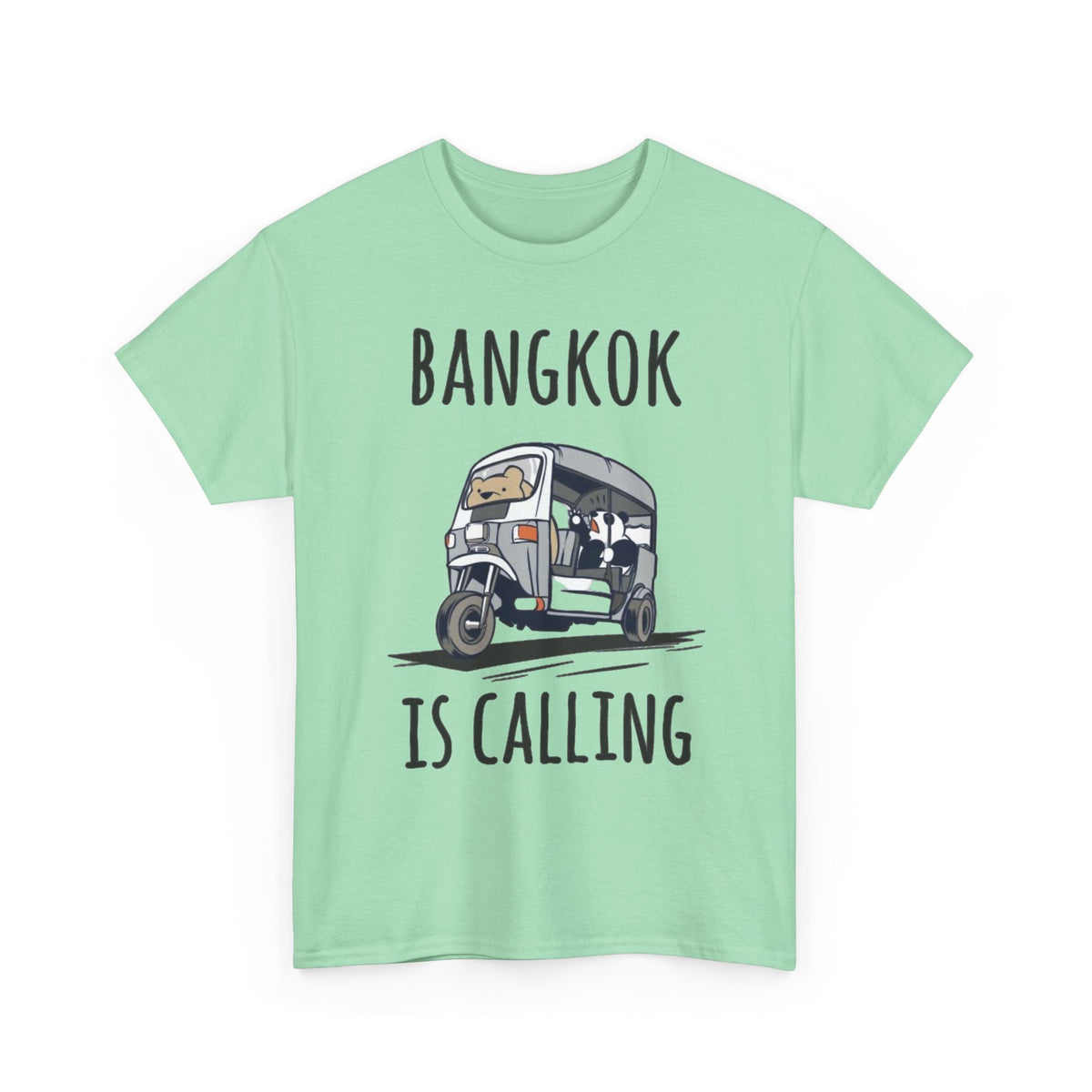 Bangkok Is Calling Tuk Tuk T-Shirt Men's Graphic Tee Thailand