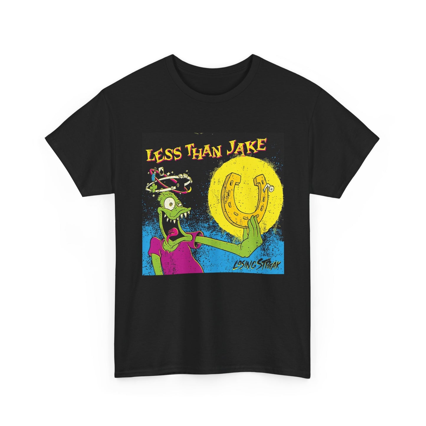 Less Than Jake Tshirt Vintage Punk Rock Band Merch Unisex Heavy Concert Tee