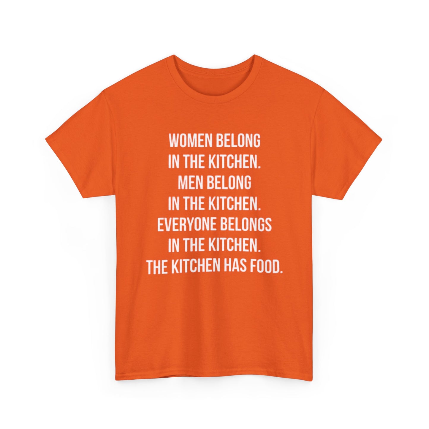 Everyone Belongs In The Kitchen Funny T Shirt Graphic Men And Women Unisex Chef