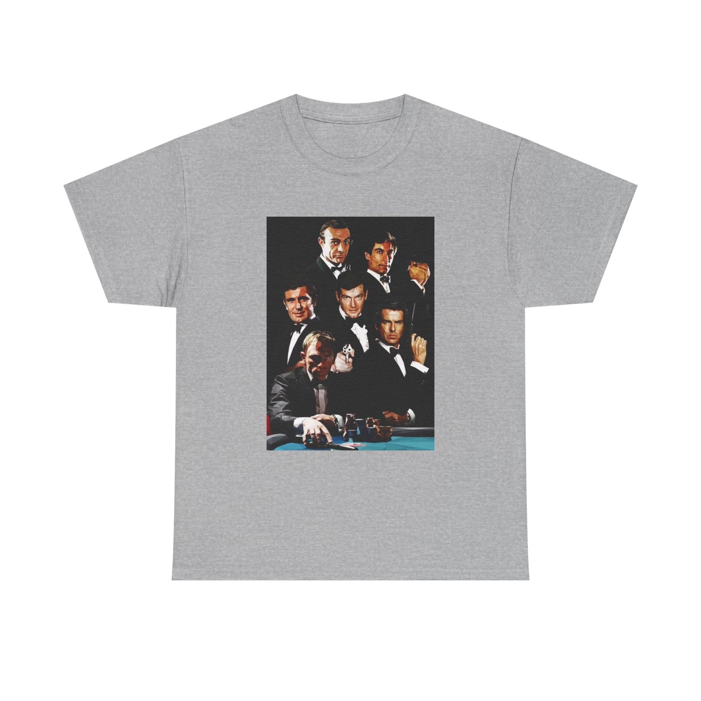 James Bond T-shirt Vintage Bond Collection Merch Unisex Heavy Cotton Tee