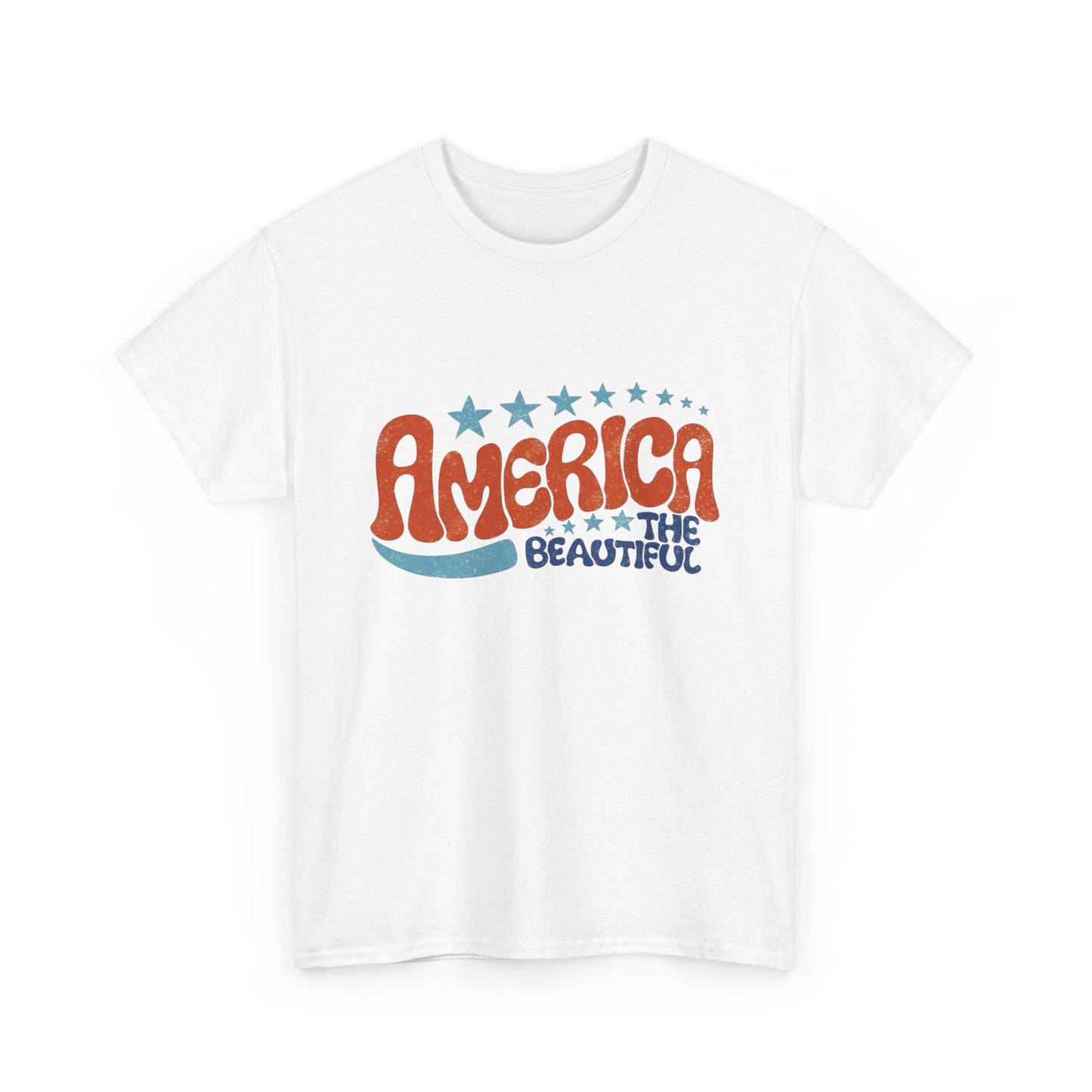 America The Beautiful Graphic T Shirt Adult New Tee