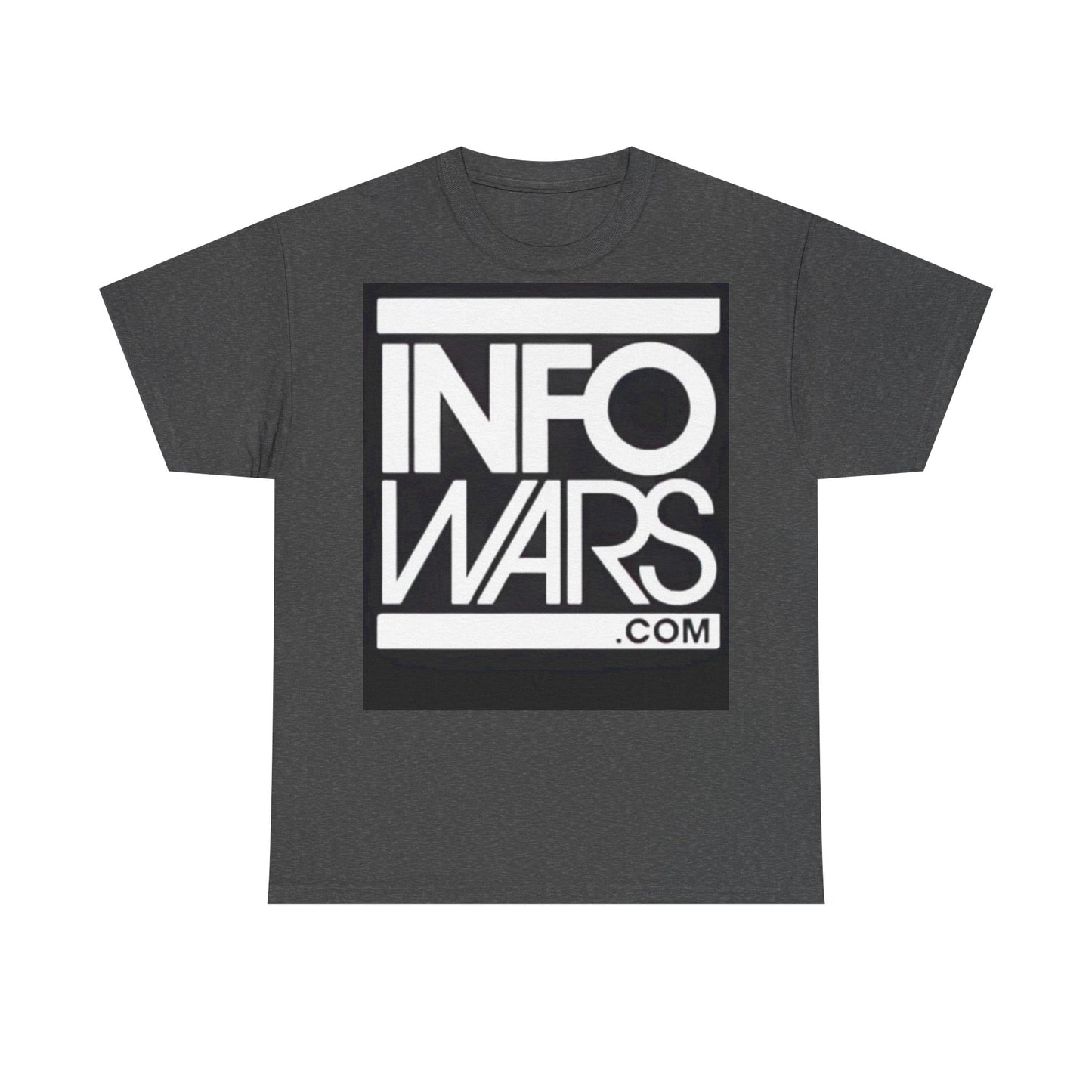Info Wars Tshirt Alex Jones Rogan American Funny Podcast Unisex Heavy Cotton Tee