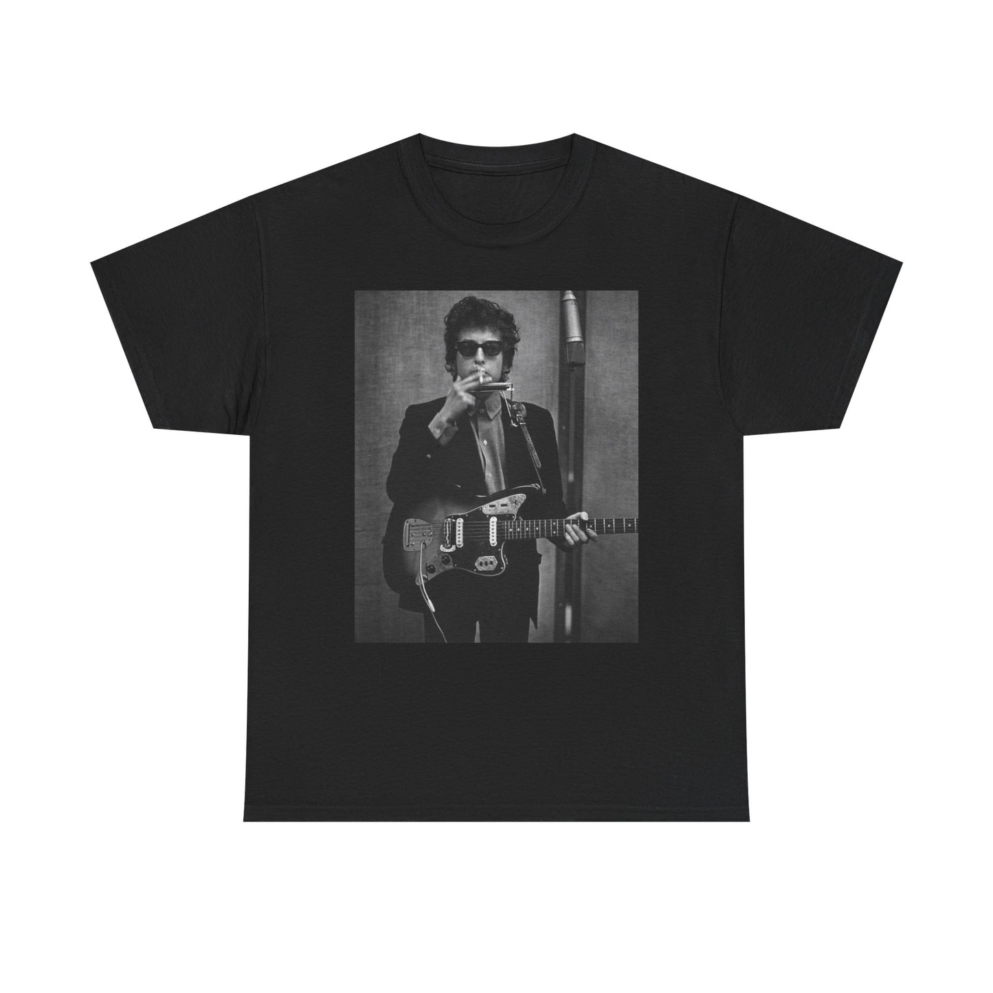 Bob Dylan T-shirt vintage classic rock retro art Unisex Heavy Cotton Tee