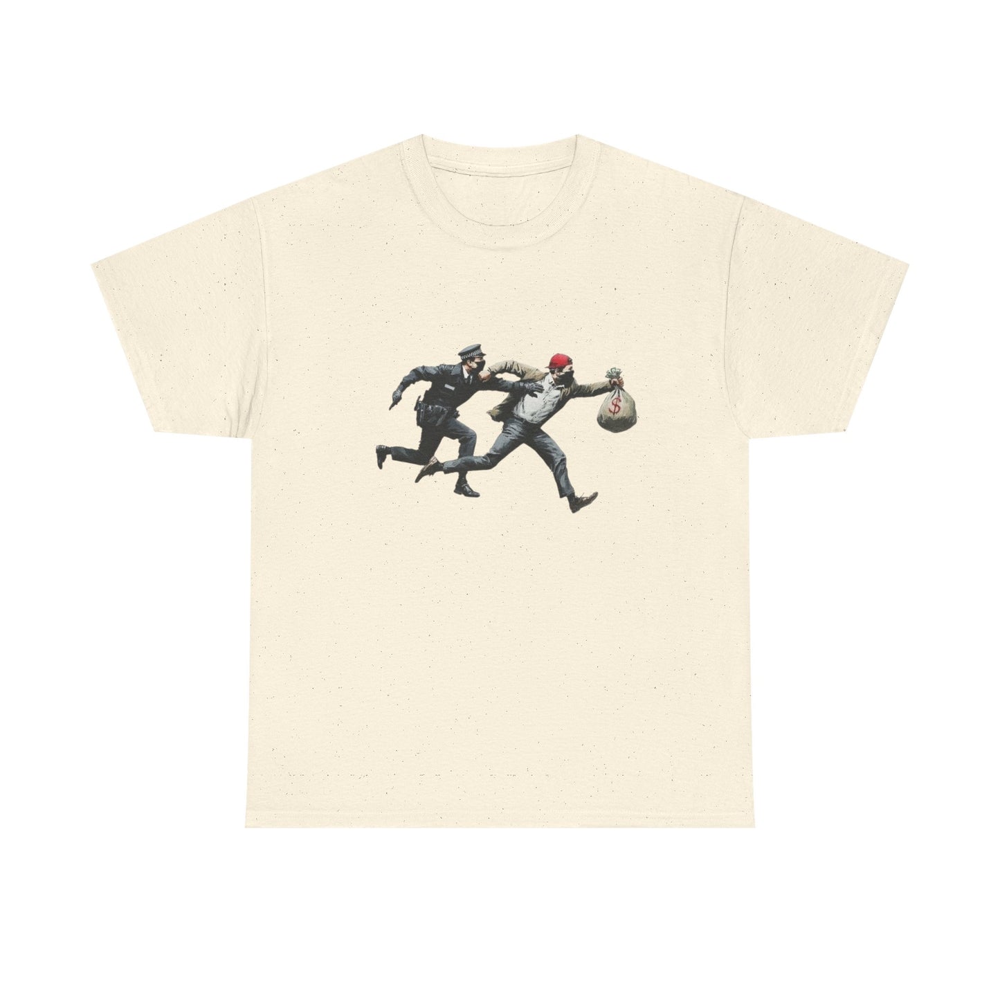 Cops And Robbers Graphic T Shirt NEW GIFT Unisex Heavy Cotton Tee