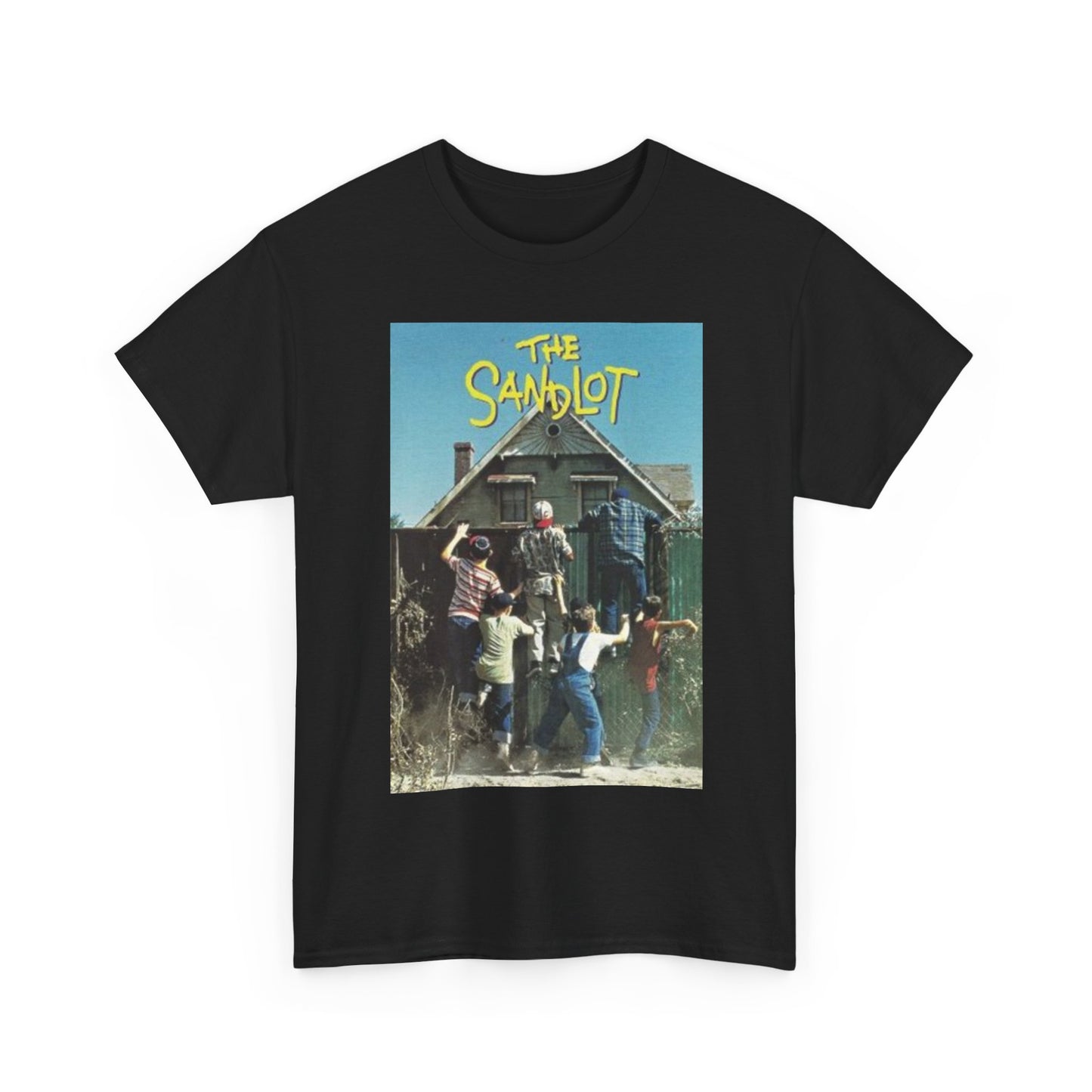 The Sandlot Tshirt Vintage Movie Poster Kids Baseball Unisex Heavy Cotton Tee