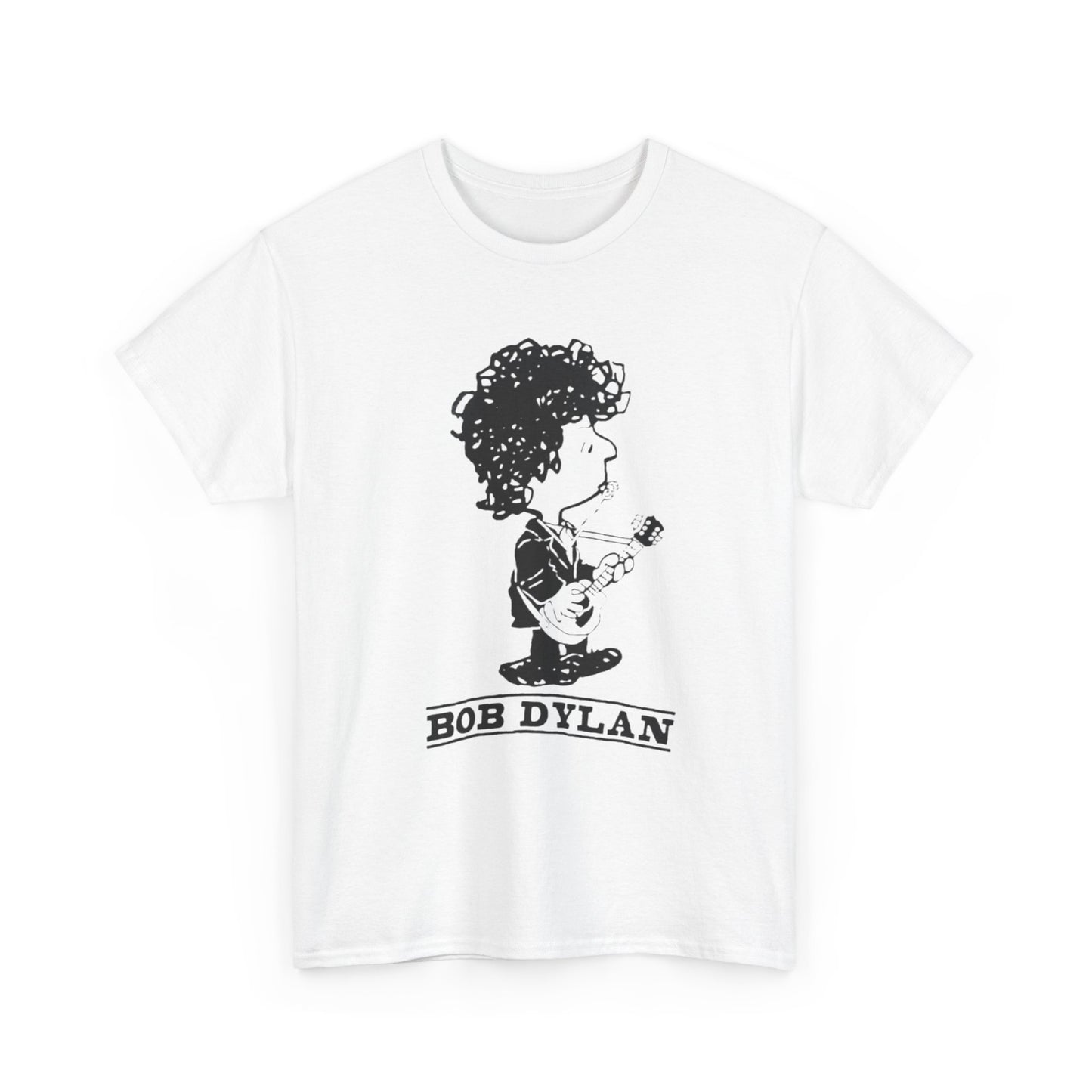Bob Dylan Graphic T Shirt Vintage Rock Blue Grass Retro Unisex Heavy Cotton Tee